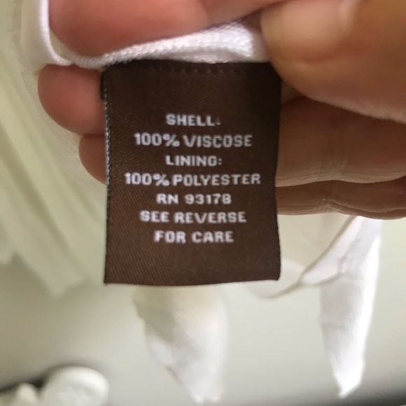 ADRIENNE VITTADINI STUDIO WINTER WHITE SKIRT PLEATS WIDE WAISTBAND STRETCH LINED - Picture 7 of 8